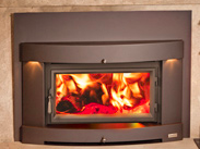 Fireplace insert to reduce energy at home