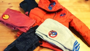 Eco-friendly clothing mended kids clothes