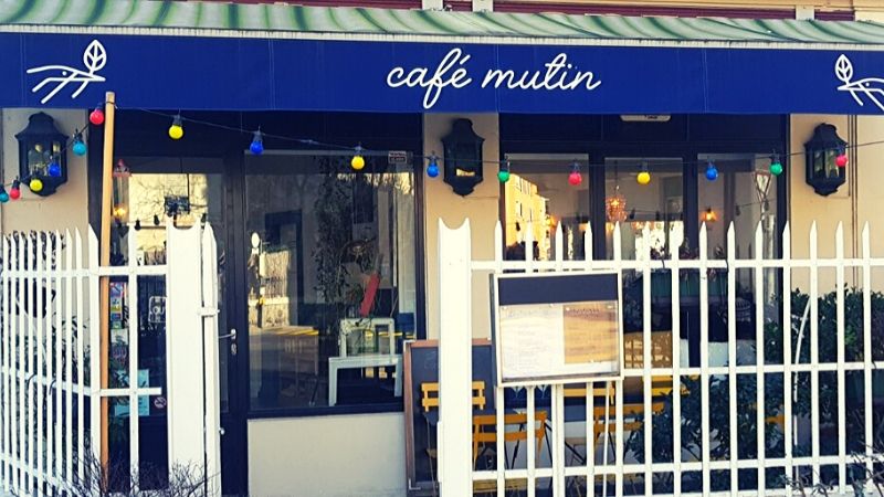 Cafe Mutin for Vegetarian date to have Green Valentine's Day