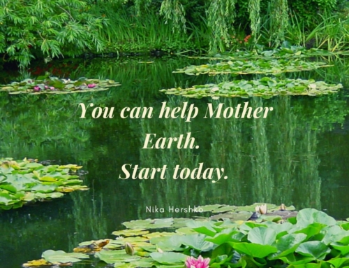 You can help Mother Earth