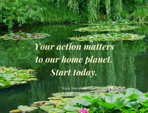 Your action matters for planet.