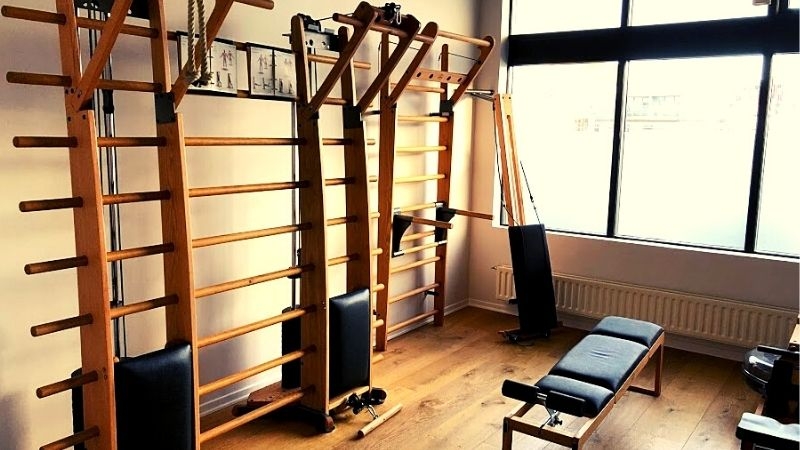 eco-friendly on vacation - wooden gym