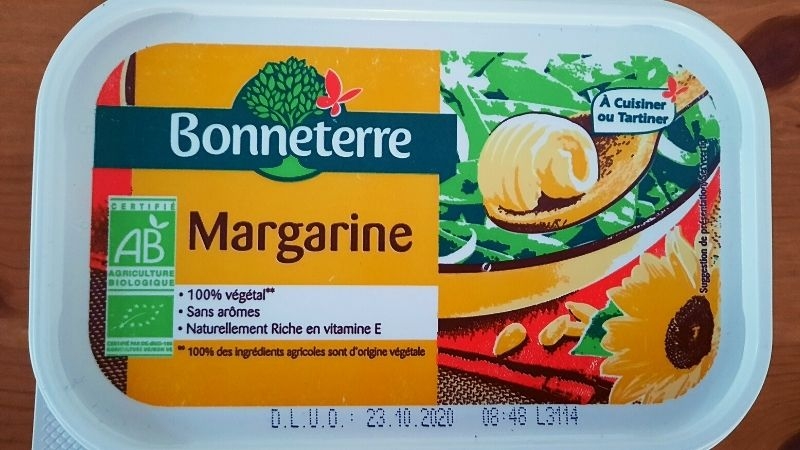 Eco-friendly eating at home: vegan margarine